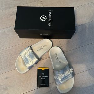 Valentino slides. Women size 36